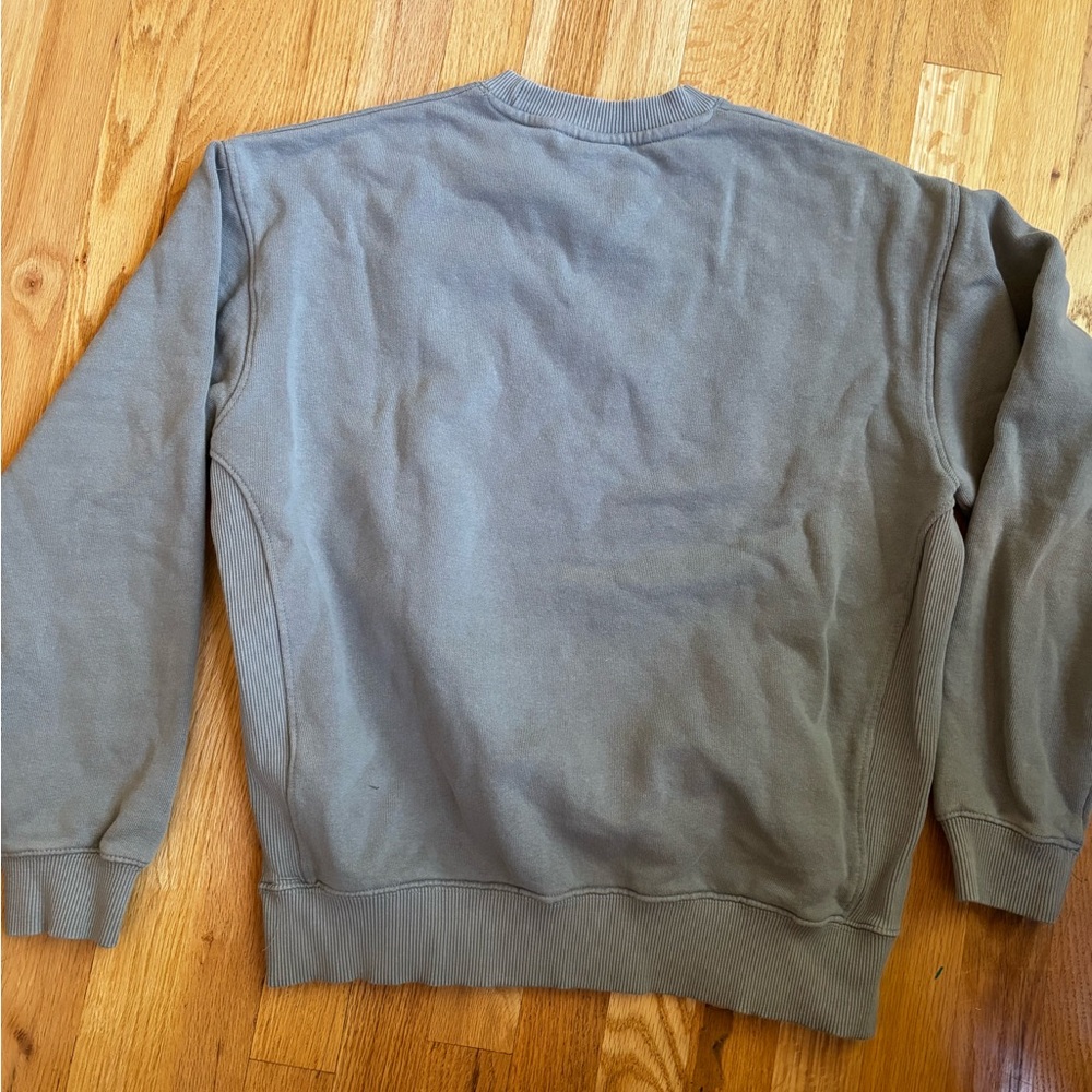 ZARA Gray Sweater Sweatshirt Crewneck MEDIUM - Picture 2 of 5